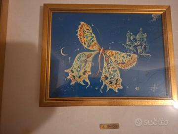 Quadro con con corice di di A. Ghioni