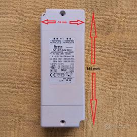 Alimentatore per LED 24 Vdc da 20 Watt