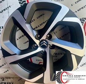 4 CERCHI IN LEGA ORIGINALI R18 CITROEN C5 AIRCROSS