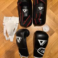 Kick boxing Kit Vandal guantoni parastinchi