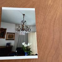 Lampadario a gocce cristallo di Boemia