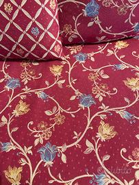 divano letto  con due poltrone in pino