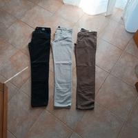 Pantaloni donna in velluto (3 paia)   taglia L  