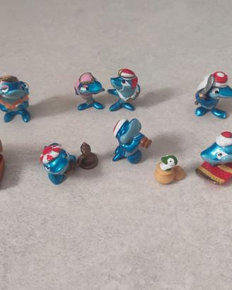 Collezione completa sorpresine Kinder "Squalibabá"