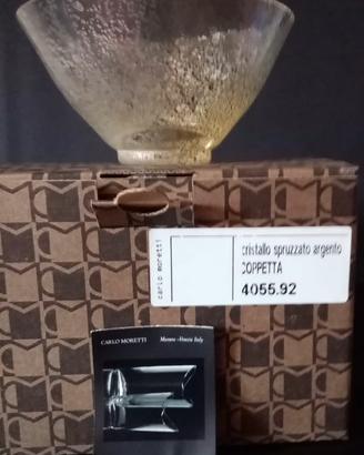 Coppetta in cristallo di Murano