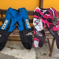 pantaloni/pettorina motocross
