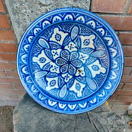 Piatto ceramica decorata di Safi 