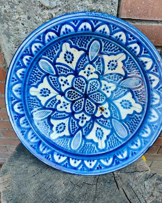 Piatto ceramica decorata di Safi 