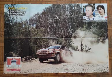 Poster Lancia Delta HF Integrale MIKI BIASION  