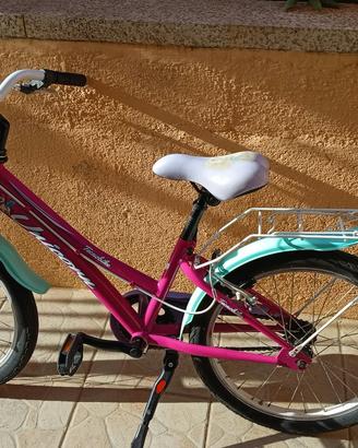 Bicicletta Unicorn 20” con cestino e portapacchi