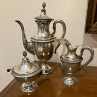 Servizio caffe in argento 800