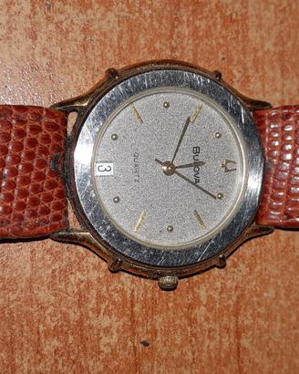 bulova donna acciaio oro