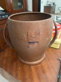 Secchielllo ghiaccio Cinzano in rame old wintage