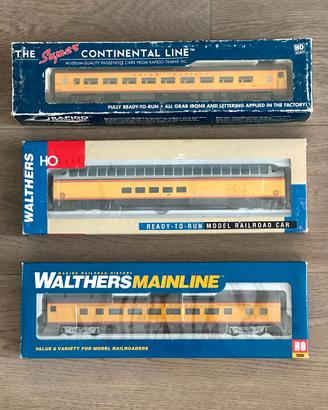 Lotto 3 Treni Passeggeri Rari Walthers + Rapido