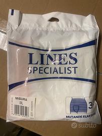 250 confezioni dLines specialist mutande elastiche