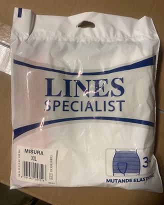 250 confezioni dLines specialist mutande elastiche