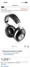 Cuffia Hi End Focal Elegia più accessori Nuova