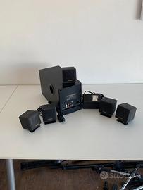 CASSE SURROUND 5.1 CON SUBWOOFER PER COMPUTER