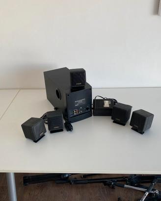 CASSE SURROUND 5.1 CON SUBWOOFER PER COMPUTER