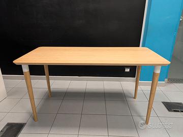 Scrivania bambù Ikea ANFALLARE / HILVER