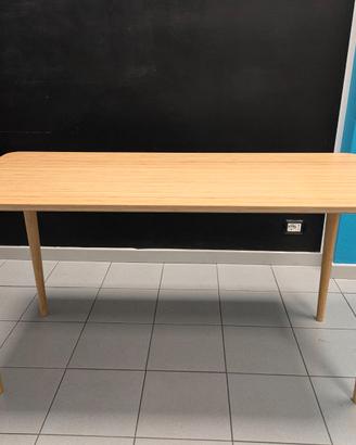 Scrivania bambù Ikea ANFALLARE / HILVER