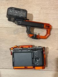 Sony FX3 con maniglia XLR-H1 e cage SmallRig