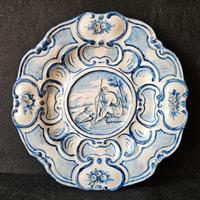 Piatto Ceramica Maiolica Savona Albisola