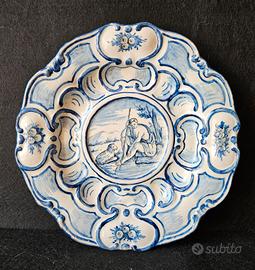 Piatto Ceramica Maiolica Savona Albisola