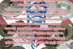 Over range malossi minarelli orizzontale completa