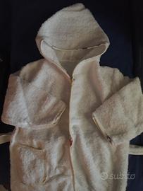 Accappatoio per lattanti manopola bagnetto