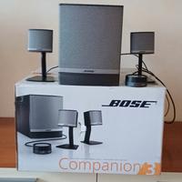 impianto audio bose companion 3 .