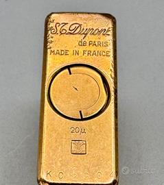 accendino placcato oro