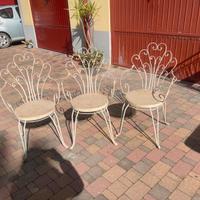 Sedie in ferro da verniciare