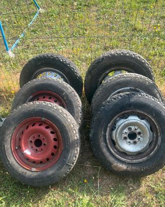 Cerchi e gomme panda 141 4x4