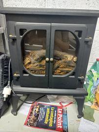 stufa con camino finto