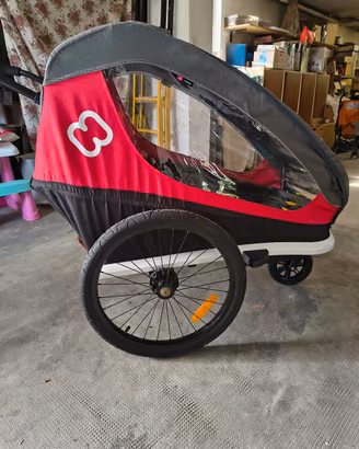Carrello portabimbii per bici 