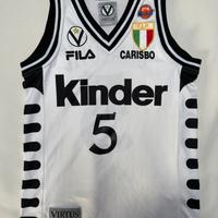 Maglia basket Danilovic Virtus Bologna Kinder