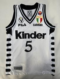 Maglia basket Danilovic Virtus Bologna Kinder