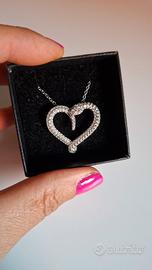 Collana Swarovski "Hypnotic" – Cuore Serpente Pavé