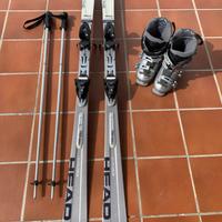 Sci, bastoncini e scarponi Head