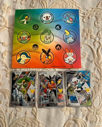 Tris carte pokemon