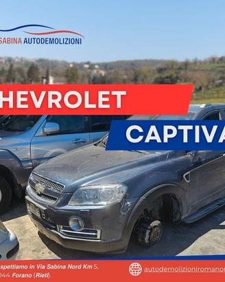 Chevrolet captiva 2.0d sigla motore z20s ricambi u