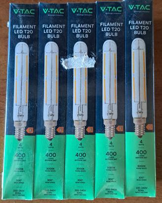 Lampadine led filamento T20. 10 pezzi