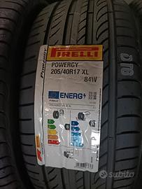 4 gomme " Pirelli powergy" 205/40 R17 XL 8