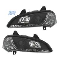 FARI PER OPEL TIGRA 95-03 LUCE DIURNA A LED FONDO 