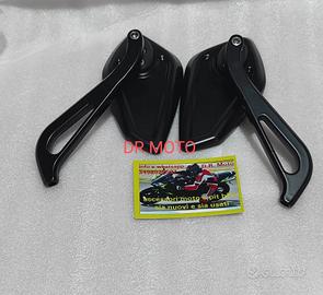 specchietti COPPIA universali neri 25 cm moto scoo