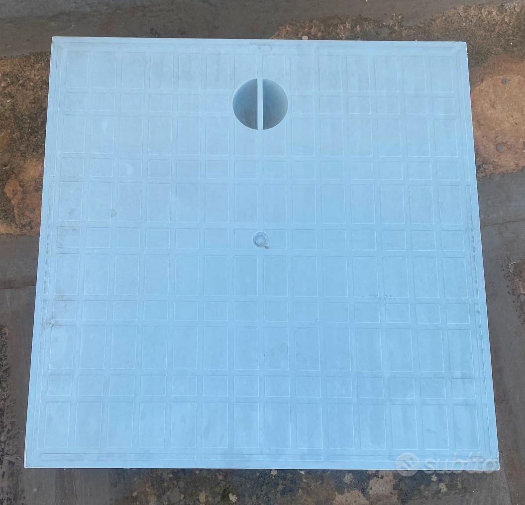 Pozzetto In Plastica PP HD Con Copercchio Chiuso 53x53 Cm - Resistente Alle Macchie - Foto 9