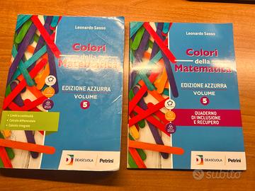 Libri Colori della matematica edizione azzurra 4