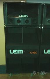 Casse lem k180 originali amplificate - sub tromba