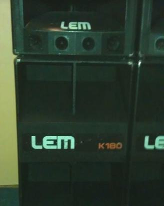 Casse lem k180 originali amplificate - sub tromba